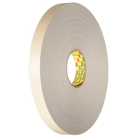 3M Double Coated Polyethylene Foam Tape 4492W, White, 1 1/2 In X 72 Yd, 31 Mil 7010373746
